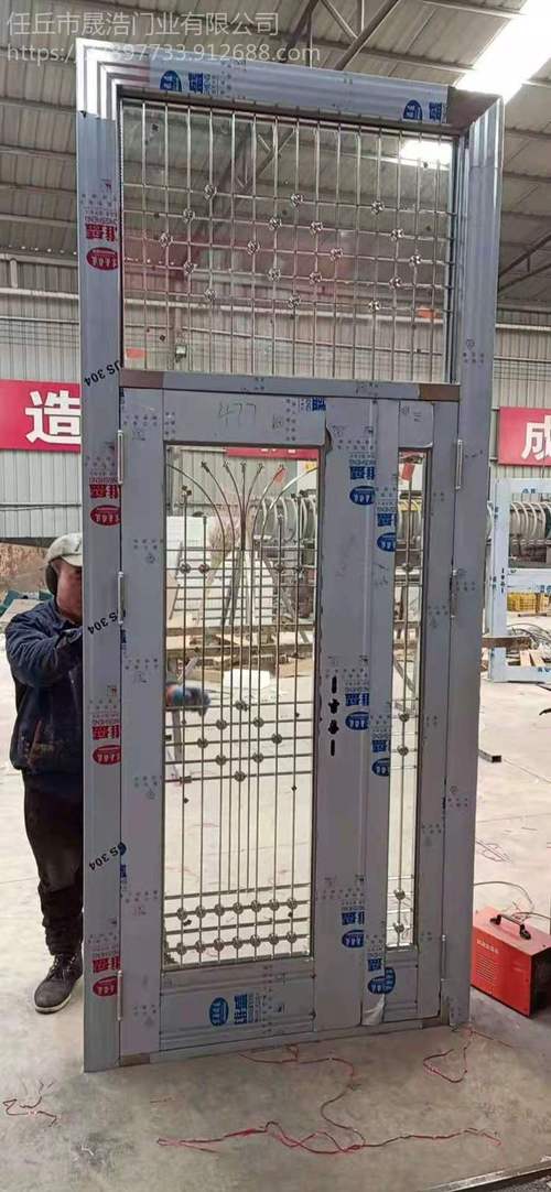 河北滄州 廠家直營(yíng) 201不銹鋼單開門 家用室外雙開大門 廠家定制 不銹